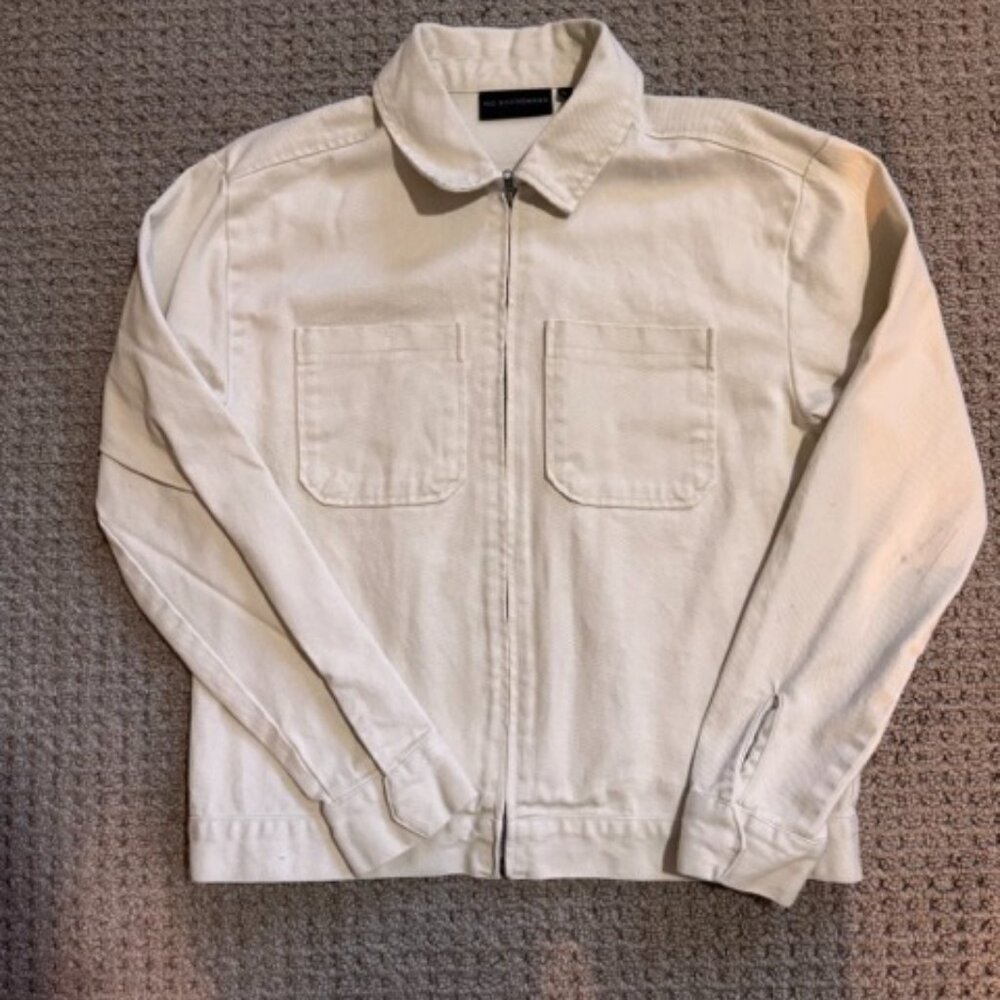 Work Jacket With Graphic Saying - image 5